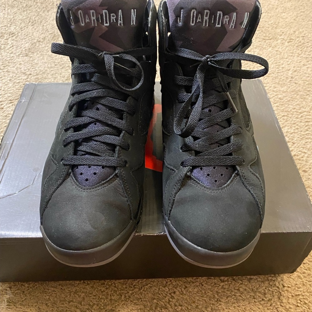 Men Air Jordan 7 “Chambray” sz 8.5 - Picture 2 of 7